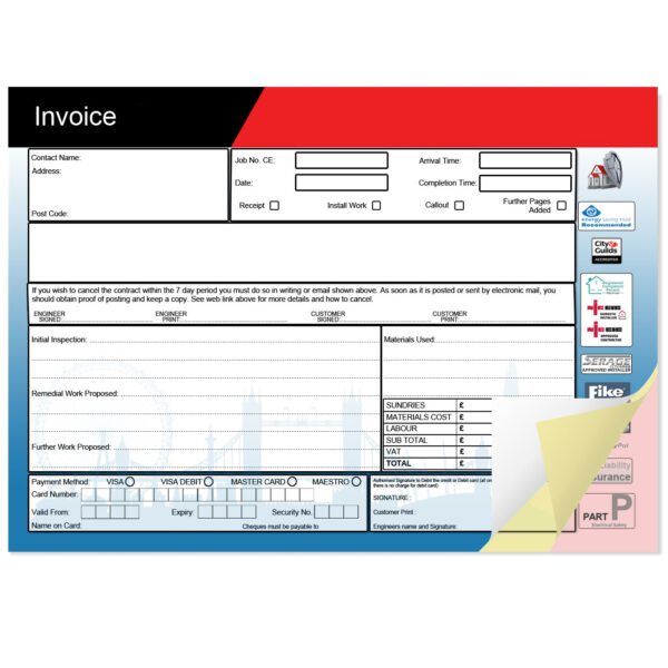 NCR Pads (Triplicate)