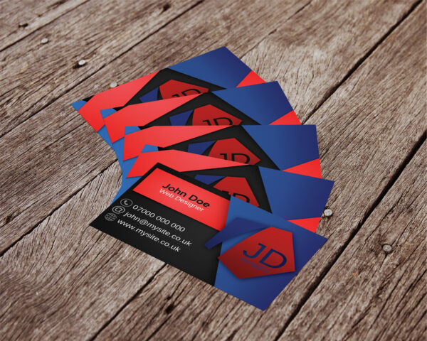 Business Cards (85mm x 55mm), 400gsm Silk